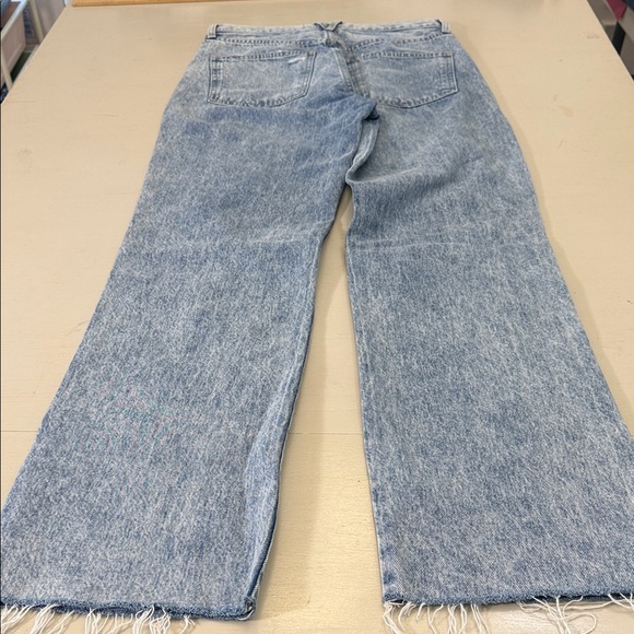 Veronica Beard Dylan Full Length Straight High Rise Pebble Stone Size 28 - Picture 13 of 13